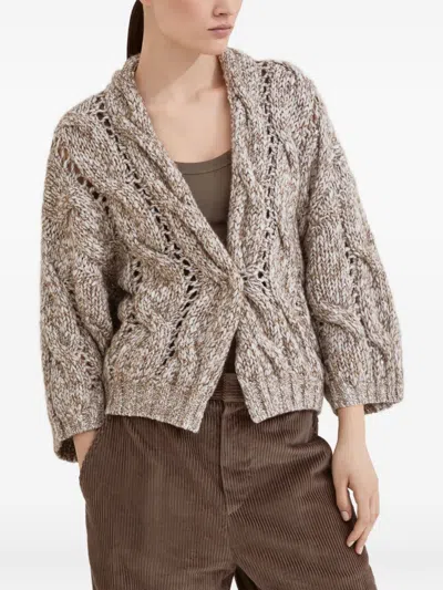 Brunello Cucinelli Wool And Cashmere Cardigan