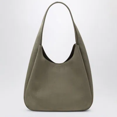 Stella Mccartney Large Khaki Hobo Bag With Logo