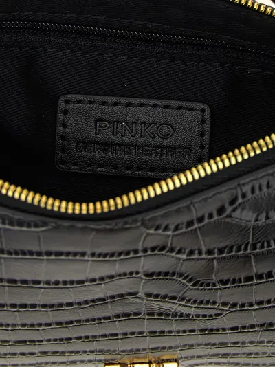 Pinko Flat Horizontal Crossbody Bags Black