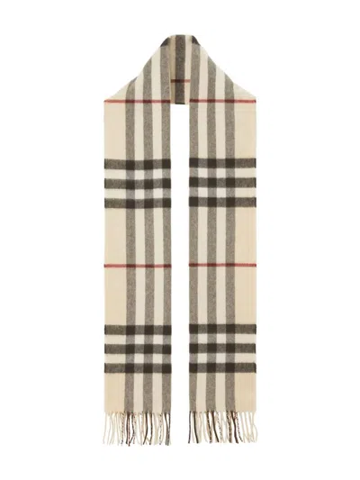 Burberry Men Giant Check Cashmere Scarf