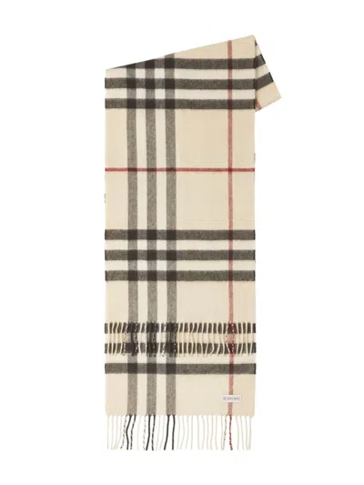 Burberry Men Giant Check Cashmere Scarf