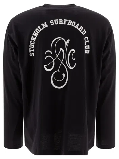 Stockholm Surfboard Club Greg T-shirts Black
