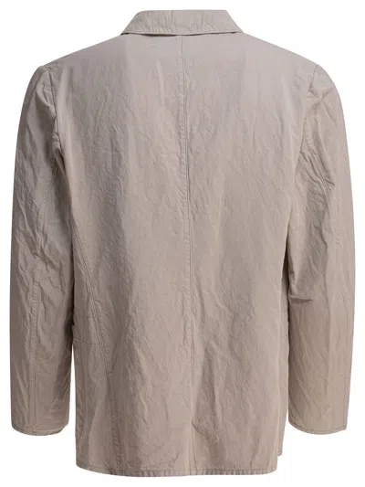 Kaptain Sunshine Versatile Cotton-linen Blend Jacket In Neutral