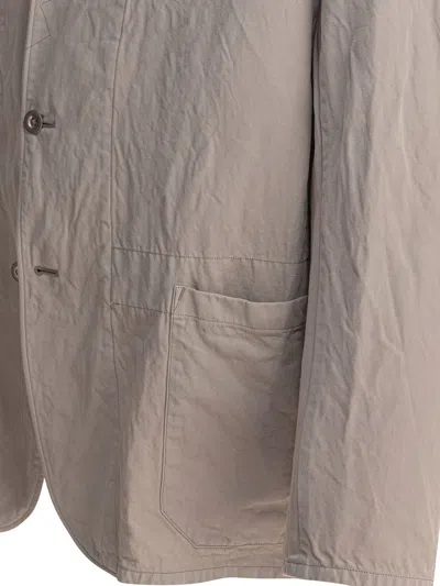 Kaptain Sunshine Versatile Cotton-linen Blend Jacket In Neutral