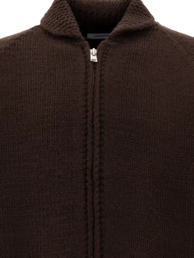 Nonnative Knit Zip-up Sweater With Ribbed Details
