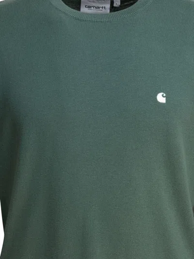 Carhartt Logo Embroidered Ribbed Sweater