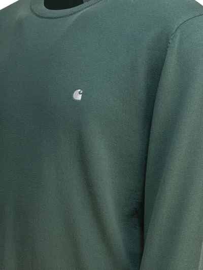 Carhartt Logo Embroidered Ribbed Sweater