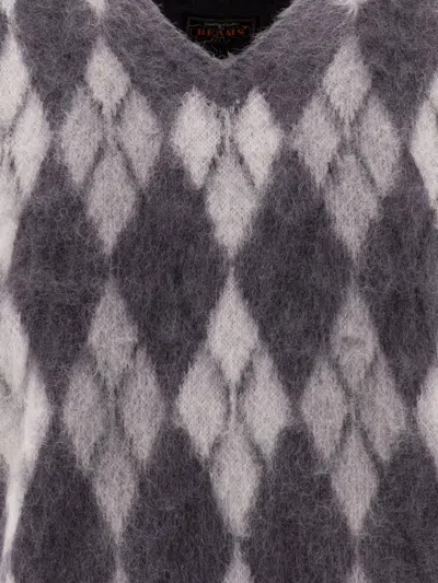Beams Argyle-knit Vest