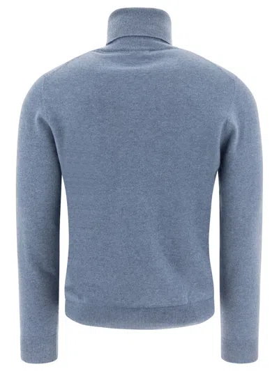 Malo Ribbed Turtleneck Sweater Long Sleeves
