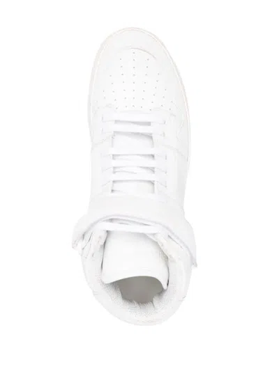 Saint Laurent Men's Lax Sneakers In White
