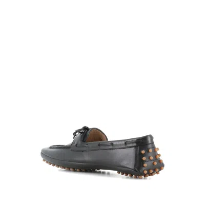 Le Monde Beryl Black Driver Slip-on Loafers In Black