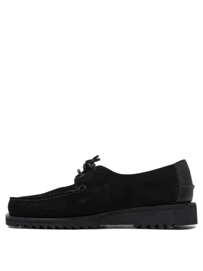 Kaptain Sunshine Suede Lace-up Loafers