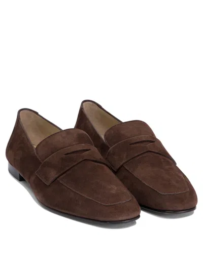 Le Monde Beryl Brown Soft Loafers In Brown