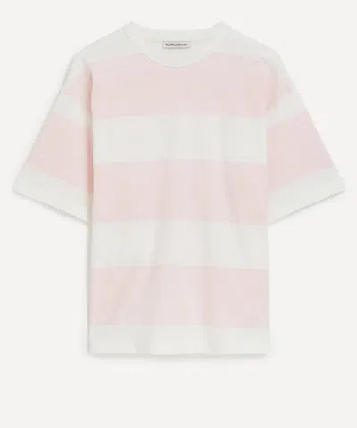 Ymc You Must Create Ymc Mens Pink Triple Stripe T-shirt In Pink