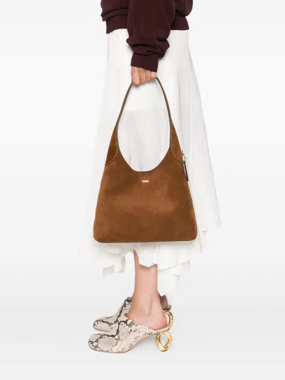 Coach Brooklyn 28 Suede Leather Hobo Bag