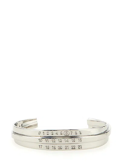 Mm6 Maison Margiela 'numeric' Bracelet In Metallic
