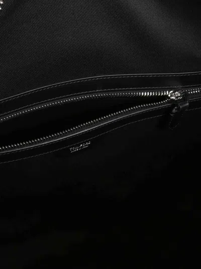 Tom Ford Medium Grained Leather Duffle Bag In Black