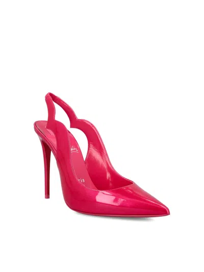 Christian Louboutin Hot Chick Sling Patent Leather Slingback Pumps 100