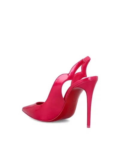 Christian Louboutin Hot Chick Sling Patent Leather Slingback Pumps 100