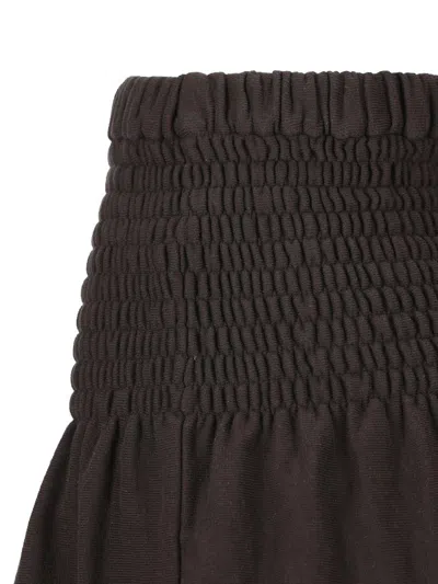 Isabel Marant Étoile Isabel Marant Etoile Charcoal Cotton Pacifica Mini Skirt In Brown