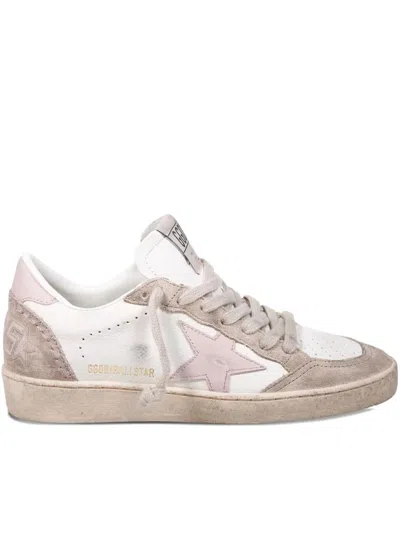 Golden Goose Ballstar Nappa Upper Suede Toe And Spur Leather Star And Heel In Brown
