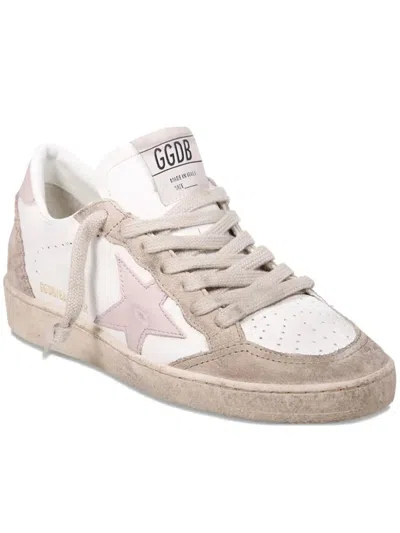Golden Goose Ballstar Nappa Upper Suede Toe And Spur Leather Star And Heel In Brown