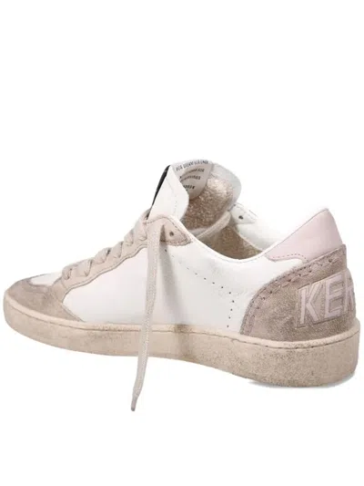 Golden Goose Ballstar Nappa Upper Suede Toe And Spur Leather Star And Heel In Brown