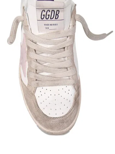 Golden Goose Ballstar Nappa Upper Suede Toe And Spur Leather Star And Heel In Brown