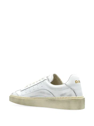 Dsquared2 Dsquared White Leather Rider Sneakers