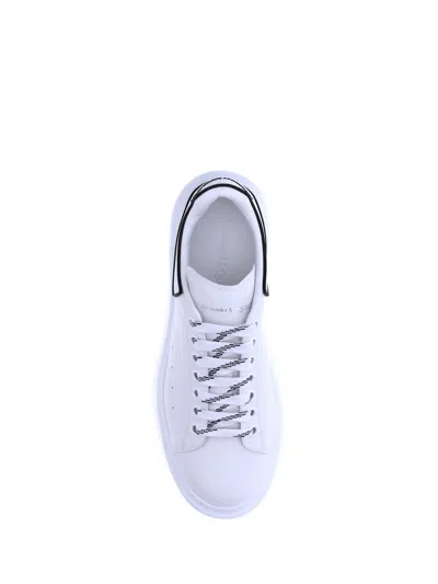 Alexander Mcqueen White Sneakers With Logo Lettering On The Rear And Oversize Sole In Leather Man In White