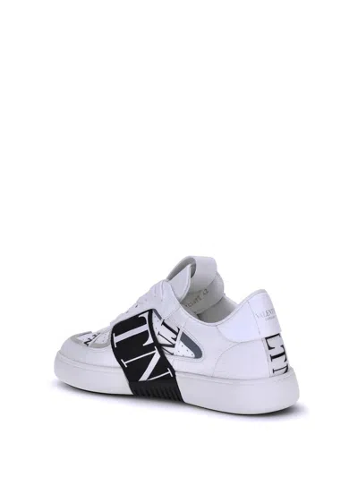 Valentino White Vl7n Sneakers In White