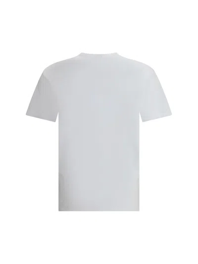 Dsquared2 Cotton Crew Neck T-shirt With Short Sleeves In Regular Fit In White