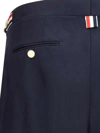 Thom Browne Wool Pants In Blue