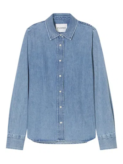 Closed Organic Cotton Shirt In Blue