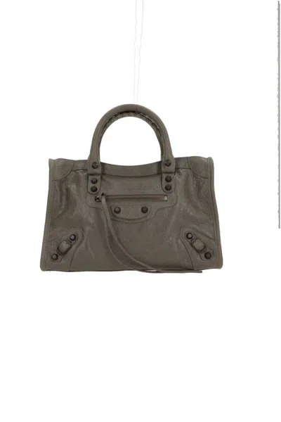 Balenciaga Small Lambskin Le City Top-handle Bag