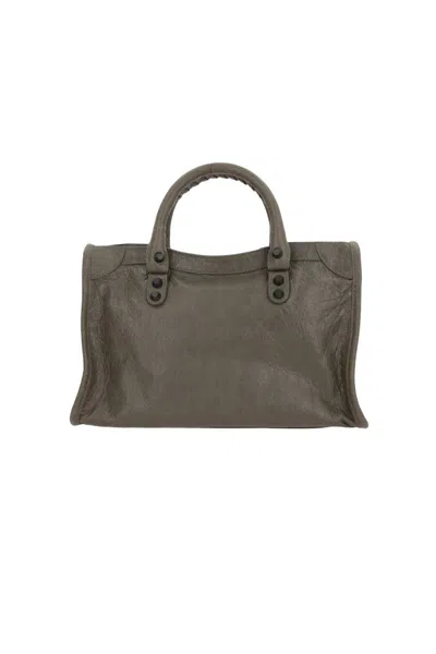 Balenciaga Small Lambskin Le City Top-handle Bag