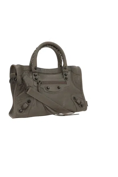 Balenciaga Small Lambskin Le City Top-handle Bag