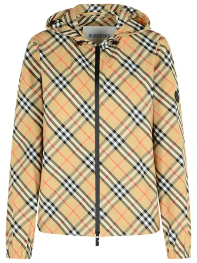 Burberry Women Archivio Check Waterproof Jacket In Multi