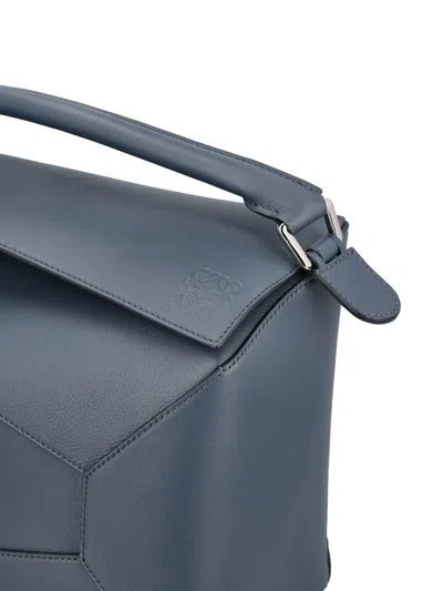 Loewe Puzzle Edge Large Handbag In Blue