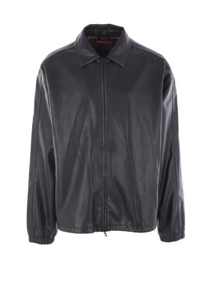 Diesel Jackets Blacks And Greys In Black