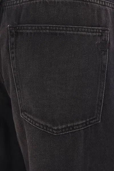 Diesel Logo-patch Jeans In Black
