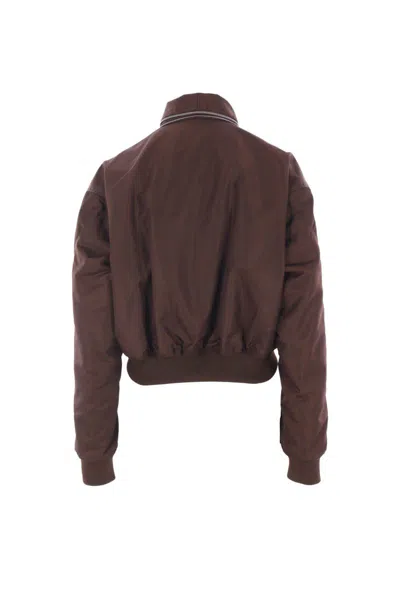 Givenchy Cropped Flap Pocket Jackets With High Collar
