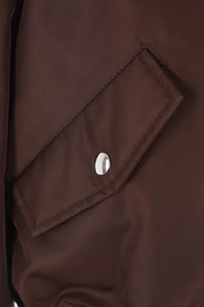Givenchy Cropped Flap Pocket Jackets With High Collar