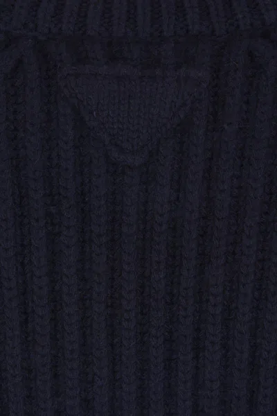 Prada Dark Blue Wool Blend Sweater In Blue