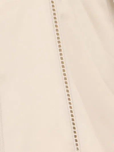 Isabel Marant Diandra Lace-embellished Stretch-silk Camisole Top In Neutral