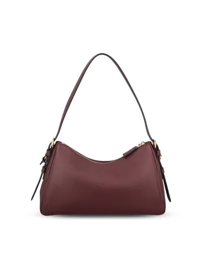 Prada Medium Aimee Shoulder Bag In Leather In Purple