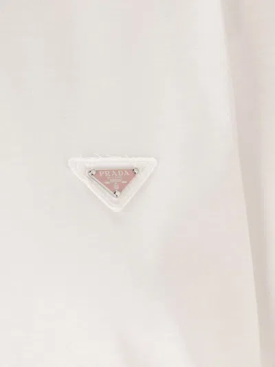 Prada Triangle Logo Cotton T-shirt