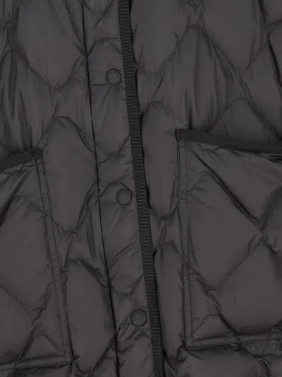 Woolrich Hooded Down Jacket In Black