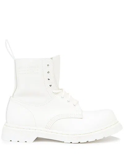 Mm6 Maison Margiela Mm6 X Dr. Martens In White