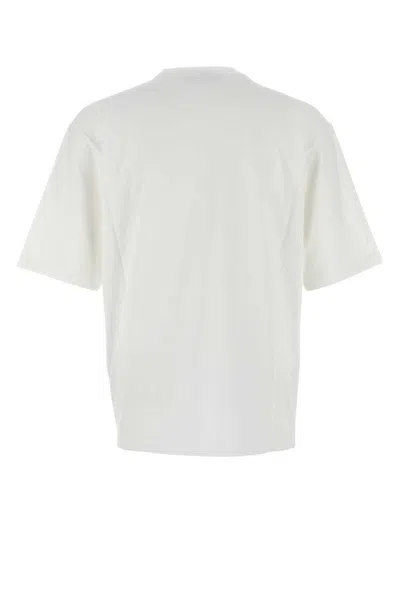 Dsquared2 Mens White Embossed Text-print Loose-fit Cotton T-shirt Xl In White